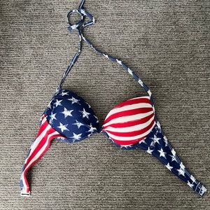 American Flag Bathing Suit Top